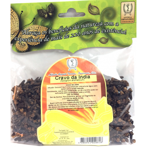 CHÁ DE CRAVO DA ÍNDIA / CRAVINHO PLANTA 50gr - LojaNatur