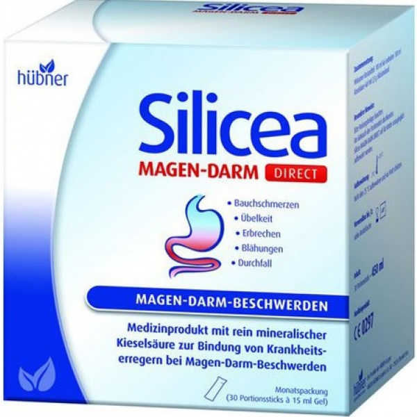 Silicea Gel Gastro Intestinal DIRECTO (30 saquetas) - Hübner